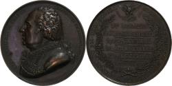 World Coins - France, Medal, Louis XVIII, Count Elie Decazes, 1818, Copper, Barre,