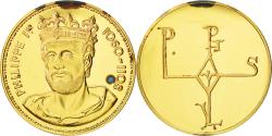 World Coins - France, Medal, Les Rois de France, Philippe Ier, History, , Vermeil