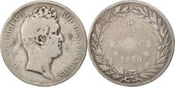World Coins - Coin, France, Louis-Philippe, 5 Francs, 1830, Lyon, , Silver, KM:737.3