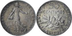 World Coins - France, Semeuse, 50 Centimes, 1898, Paris, , Silver, KM:854