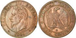 World Coins - Coin, France, Napoleon III, Napoléon III, 2 Centimes, 1861, Strasbourg