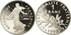 World Coins - Coin, France, Semeuse, Franc, 1999, Proof, , Nickel, KM:925.2