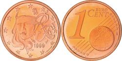 World Coins - France, Euro Cent, 1999, Paris, Proof / BE, , Copper Plated Steel
