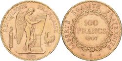 World Coins - France, 100 Francs, 1907, Paris, Gold, , KM:858
