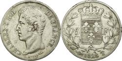 World Coins - Coin, France, Charles X, 5 Francs, 1828, Nantes, , Silver, KM:728.12