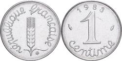 World Coins - France, Centime, Épi, 1983, Paris, Stainless Steel, , Gadoury:91