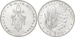 World Coins - Vatican, Paul VI, 500 Lire, 1975 (Anno XIII), Rome, Silver, , KM:123
