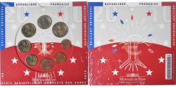 World Coins - France, Coffret 1c. à 2€, 2010, Monnaie de Paris, BU,