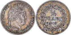 World Coins - Coin, France, Louis-Philippe, 1/4 Franc, 1840, Paris, , Silver