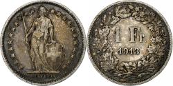 World Coins - Switzerland, Franc, 1913, Berne, Silver, , KM:24
