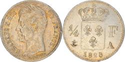 World Coins - Coin, France, Charles X, 1/4 Franc, 1828, Paris, , Silver, KM:722.1, Le