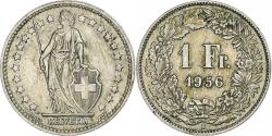 World Coins - Switzerland, Franc, 1956, Bern, Silver, , KM:24