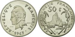 World Coins - Coin, French Polynesia, 50 Francs, 1967, , Nickel, Lecompte:110