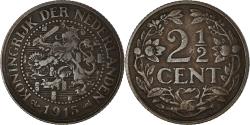 World Coins - Coin, Netherlands, Wilhelmina I, 2-1/2 Cent, 1915, , Bronze, KM:150