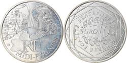 World Coins - France, 10 Euro, Midi-Pyrénées, 2012, Paris, , Silver, Gadoury:EU514