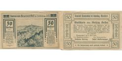 World Coins - Banknote, Austria, Schärding, 50 Heller, paysage, 1920 AU(55-58) Mehl:FS 951I
