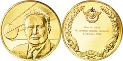 World Coins - France, Medal, L'Histoire de la Conquête de l'Air, Premier satellite Spoutnik