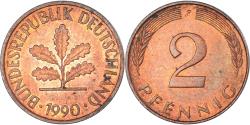 World Coins - Coin, Germany, 2 Pfennig, 1990