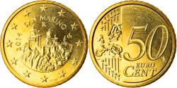 World Coins - San Marino, 50 Euro Cent, 2014, , Brass