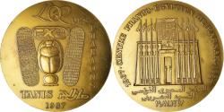 World Coins - France, Medal, L'or des Pharaons - Tanis - Centre Franco-Egyptien de Karnak