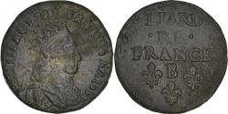 World Coins - Coin, France, Louis XIV, Liard de France au buste juvénile, 1656, Rouen