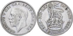 World Coins - Great Britain, George V, Shilling, 1932, British Royal Mint, Silver,