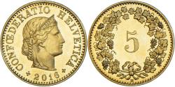 World Coins - Coin, Switzerland, 5 Rappen, 2016, Bern, BE, , Aluminum-Bronze, KM:26c