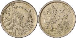 World Coins - Spain, Juan Carlos I, 5 Pesetas, 1996, Madrid, Aluminum-Bronze,