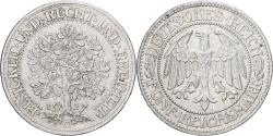 World Coins - Weimar Republic, 5 Mark, 1927, Karlsruhe, Silver,