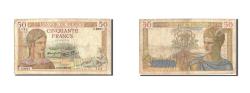 World Coins - Banknote, France, 50 Francs, 50 F 1934-1940 ''Cérès'', 1939, 1939-03-09
