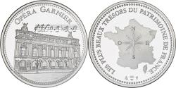 World Coins - France, Medal, Opéra Garnier, Silver,