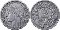 World Coins - Coin, France, Morlon, 2 Francs, 1945, Castelsarrasin, , Aluminum