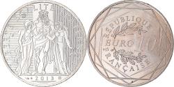 World Coins - France, 10 Euro, Hercule, 2013, Paris, FDC, , Silver, Gadoury:EU590
