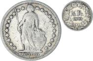 World Coins - Coin, Switzerland, 1/2 Franc, 1903, Bern, , Silver, KM:23