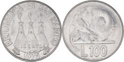 World Coins - Coin, San Marino, 100 Lire, 1975, , Steel, KM:46