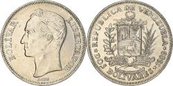 World Coins - Coin, Venezuela, 2 Bolivares, 1989, , Nickel Clad Steel, KM:43a.1