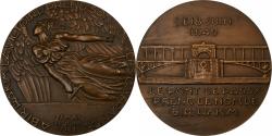 World Coins - France, Medal, Le Pont de Passy prend le Nom de Bir Hakim, Bronze, Delamarre