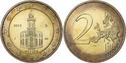 World Coins - Germany, 2 Euro, 2015, Hambourg, Bi-Metallic,
