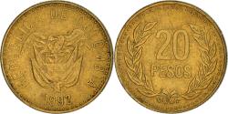 World Coins - Coin, Colombia, 20 Pesos, 1992, , Aluminum-Bronze, KM:282.1
