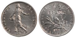 World Coins - Coin, France, Semeuse, 1/2 Franc, 1975, Paris, , Nickel, Gadoury:429