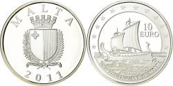 World Coins - Malta, 10 Euro, Phoenicians in Malta, 2011, , Silver, KM:142