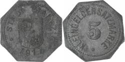 World Coins - Germany, Stadt Mainz, 5 Pfennig, 1917, , Zinc