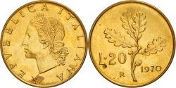 World Coins - Coin, Italy, 20 Lire, 1970, Rome, , Aluminum-Bronze, KM:97.2