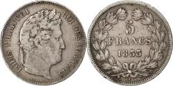 World Coins - Coin, France, Louis-Philippe, 5 Francs, 1833, Lyon, , Silver