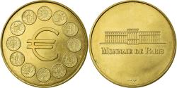 World Coins - France, Token, Paris - Hotel de la Monnaie - Logo Euro 12 pièces, 1998, MDP