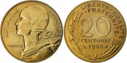 World Coins - Coin, France, Marianne, 20 Centimes, 1988, Paris, FDC,