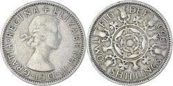World Coins - Coin, Great Britain, Florin, Two Shillings, 1955