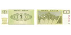World Coins - Banknote, Slovenia, 1 Lipa, KM:A1a, UNC(65-70)