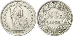World Coins - Switzerland, 1/2 Franc, 1958, Bern, Silver, , KM:23