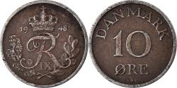 World Coins - Coin, Denmark, Frederik IX, 10 Öre, 1948, Copenhagen, , Copper-nickel